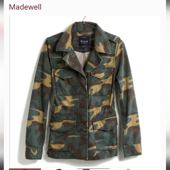 Madewell Outbound Utility Camo Jacket Womens Size small - Picture 5 of 16